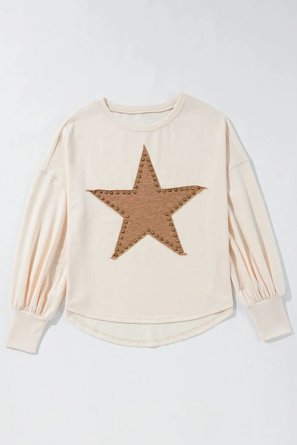 Apricot oversized long sleeve top - Love Salve